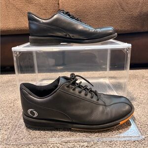 Black Leather Men's Shoes